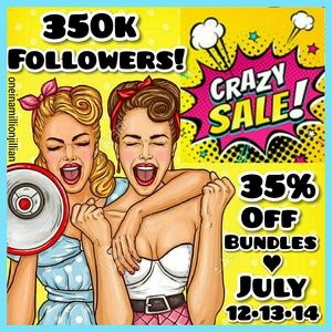 Today-Sunday • 350k Followers Sale